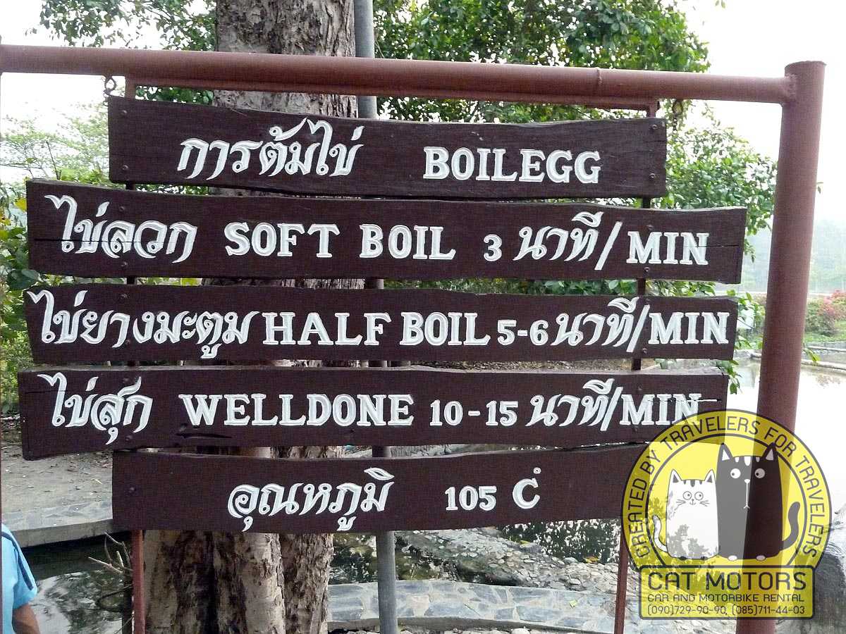 San Kamphaeng Hot Springs Boil Eggs
