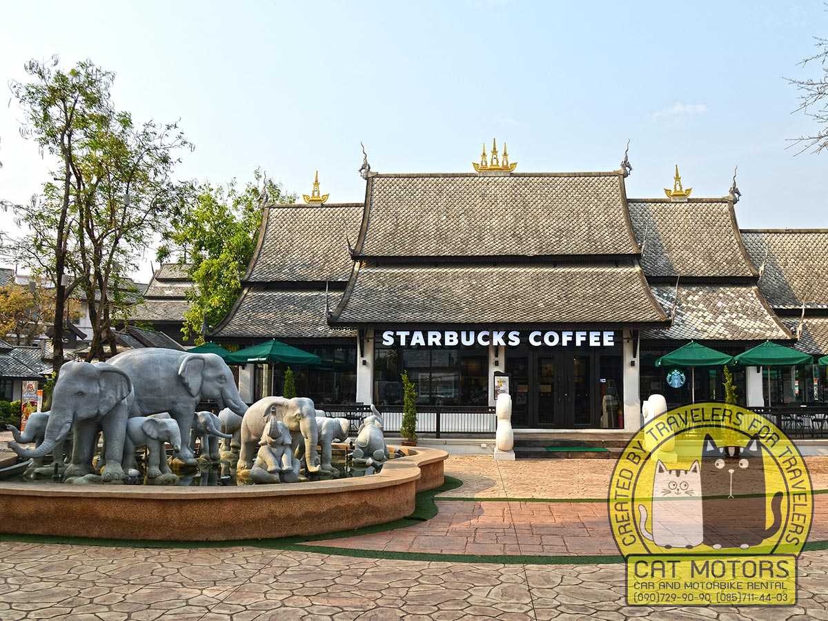 Thai Style Building Starbucks kad farang