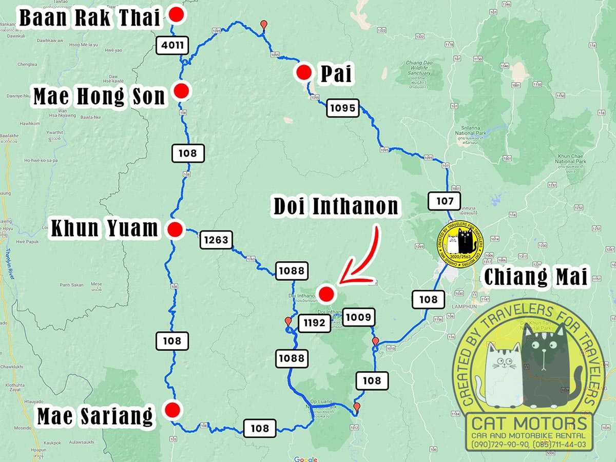 Loop Route Map Mae Sai (Thailand) – Ultimate Travel Guide