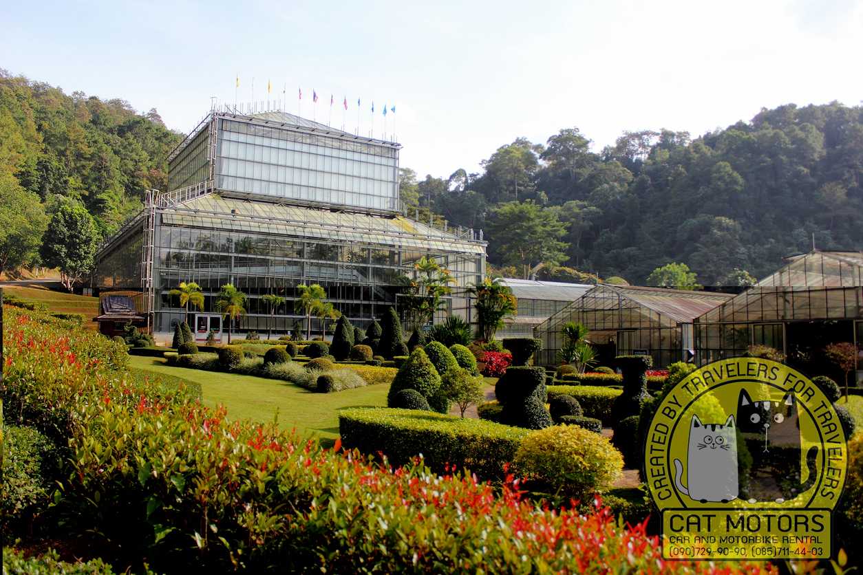 Greenhouse in Queen Sirikit Botanical Gardens, Chiang Mai Province.