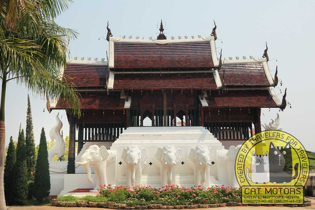 Historical house in Queen Sirikit Botanical Gardens, Thailand